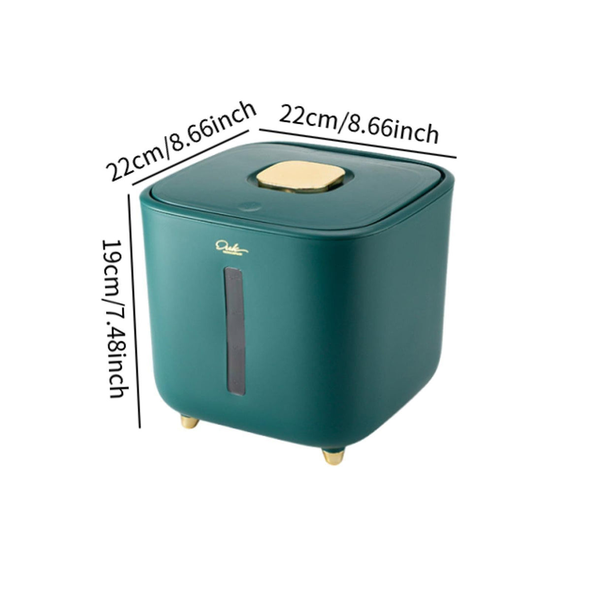 Rice Container Storage Box Kitchen Organization Leakproof Pet Food Dispenser.*