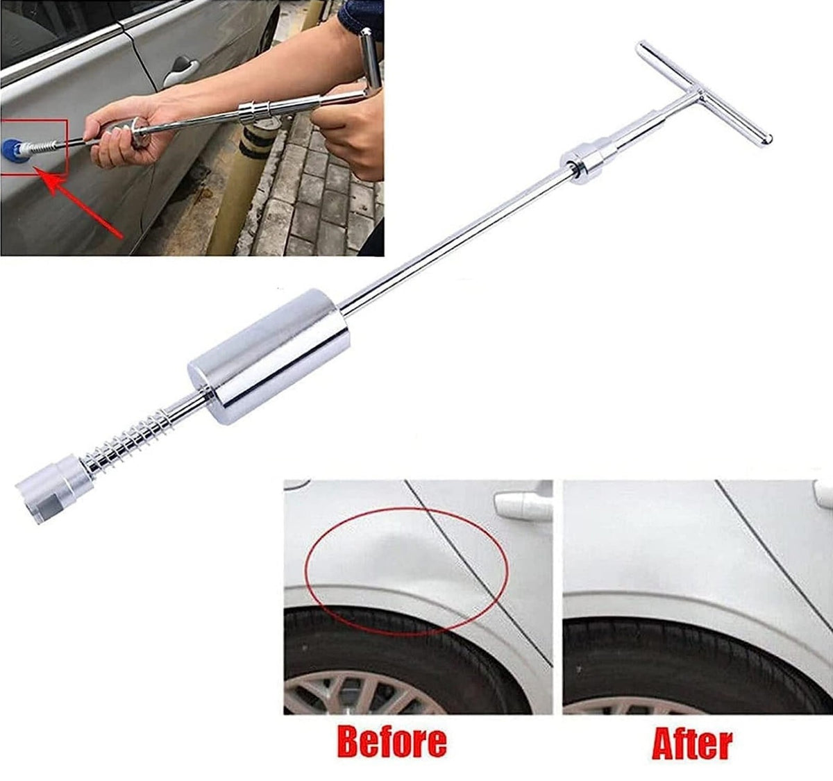 18pcs Car Dent Puller Removal Body Paintless Hail Repair Lifter Tab Tool Kit UK