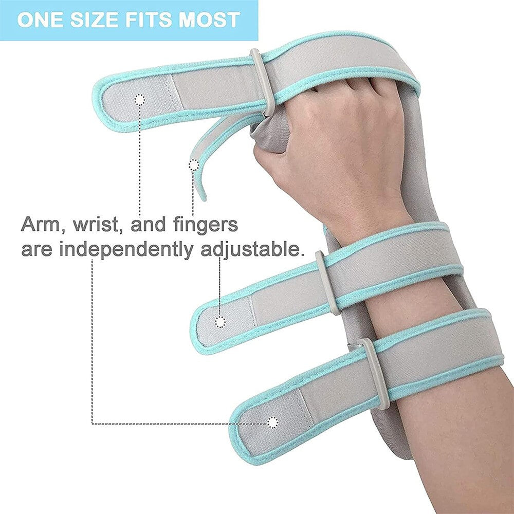 Left Hand Functional Rest Splint Forearm Wrist Support Fracture Injury Recovery