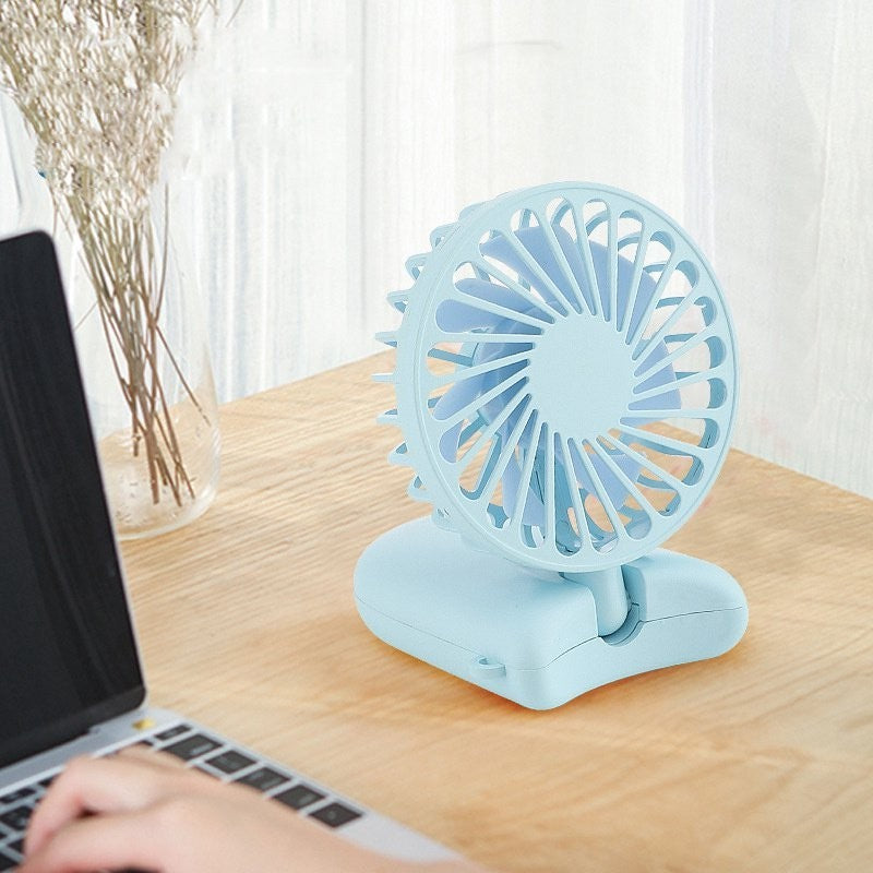 Little Fan Handheld Pocket New F3 Usb Charging Handheld Folding 3-in-1 Fan