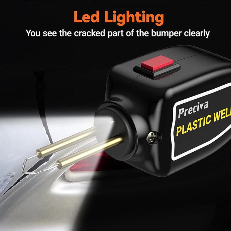 100W HOT STAPLER GUNS PLASTIC REPAIR CAR BUMPER WELDING WELDER MACHINE KIT
