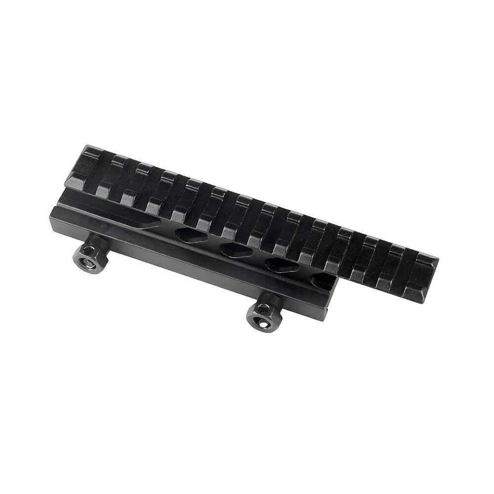 Tactical 13 Slot High Riser Mount Picatinny Rail Lightweight Laser Scope Base