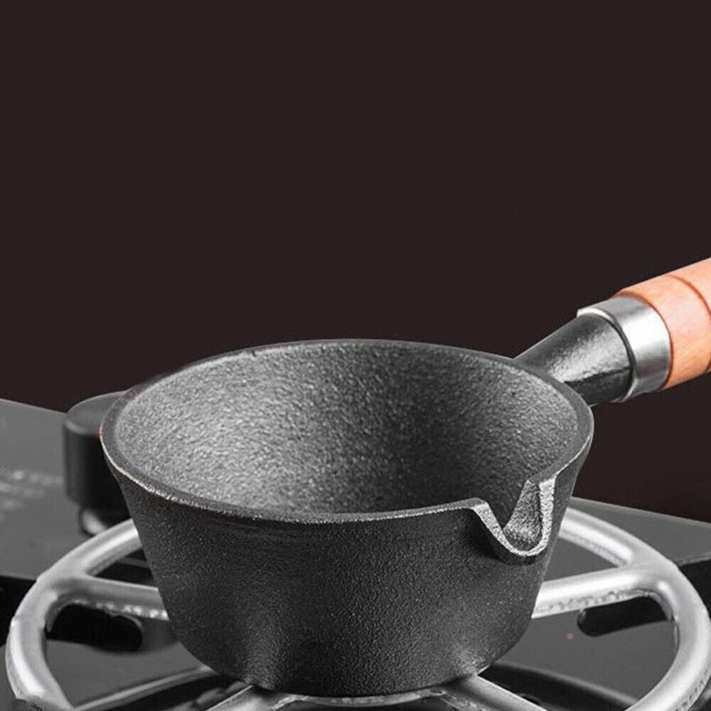 Japanese Pot Lead Melting Mini Hot Oil Heating Wax Cast Iron Frying
