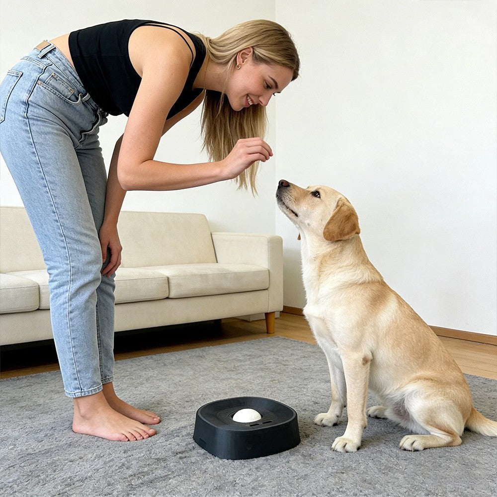 Pet Slow Feeding Lick Bowl Dog Entertainment Liquid Food Licking Play Ball Toy