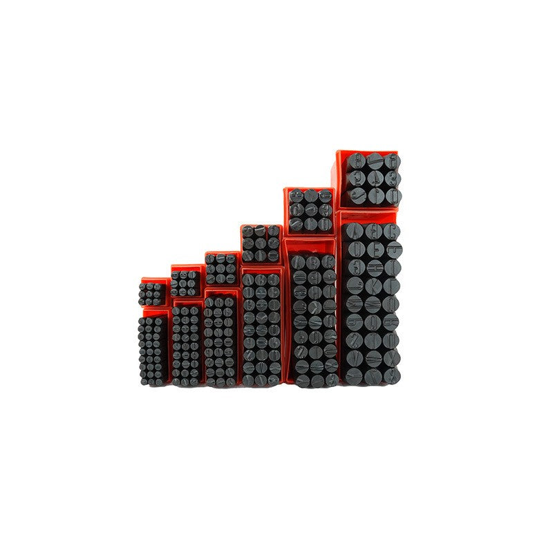 36Pcs Letter Number Stamp Punch Set DIY Hardened Ball Bearing Steel Tool UK