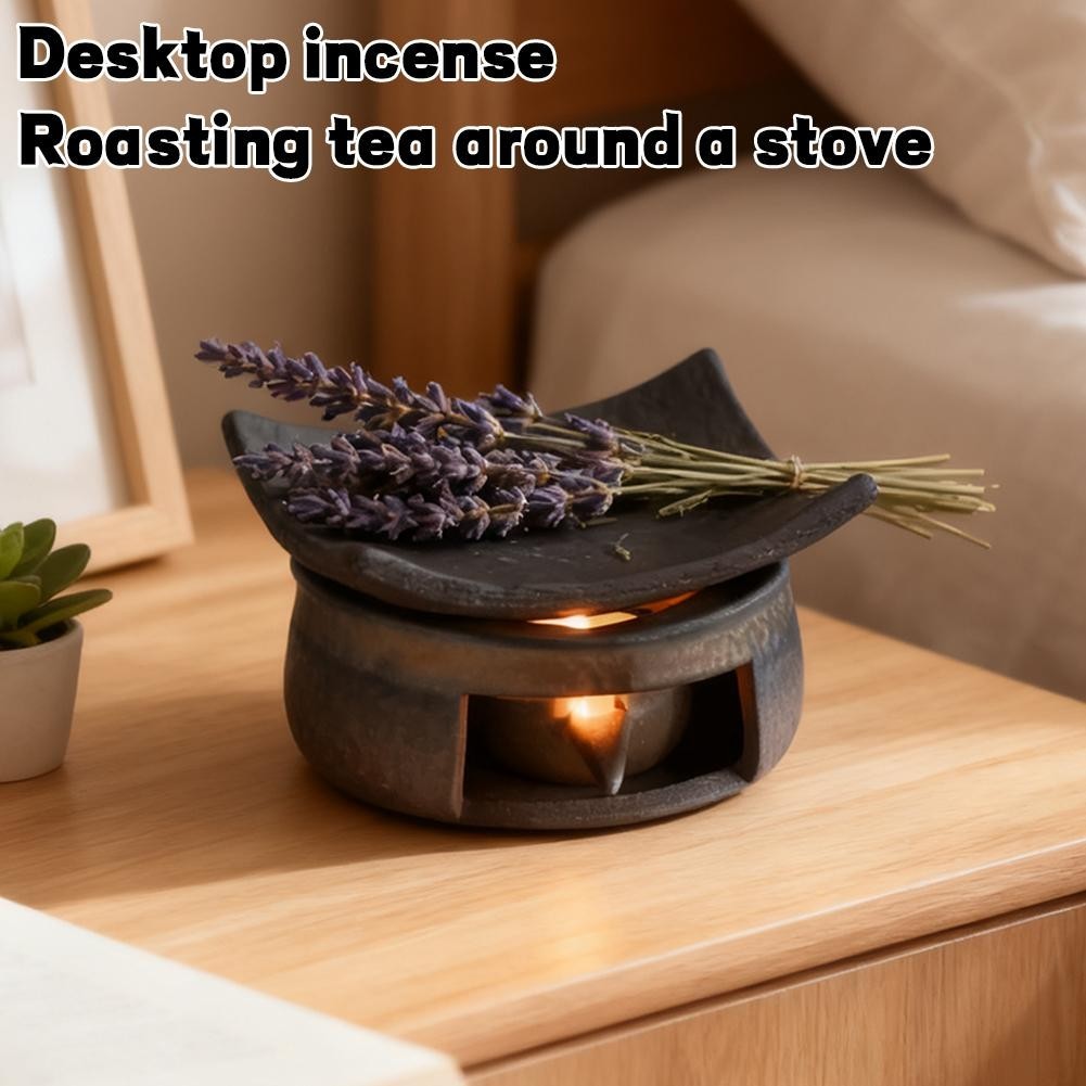 Ceramic Incense Burner Kit, Ceramic Aromatherapy,Stove Essential Oil Burner UK