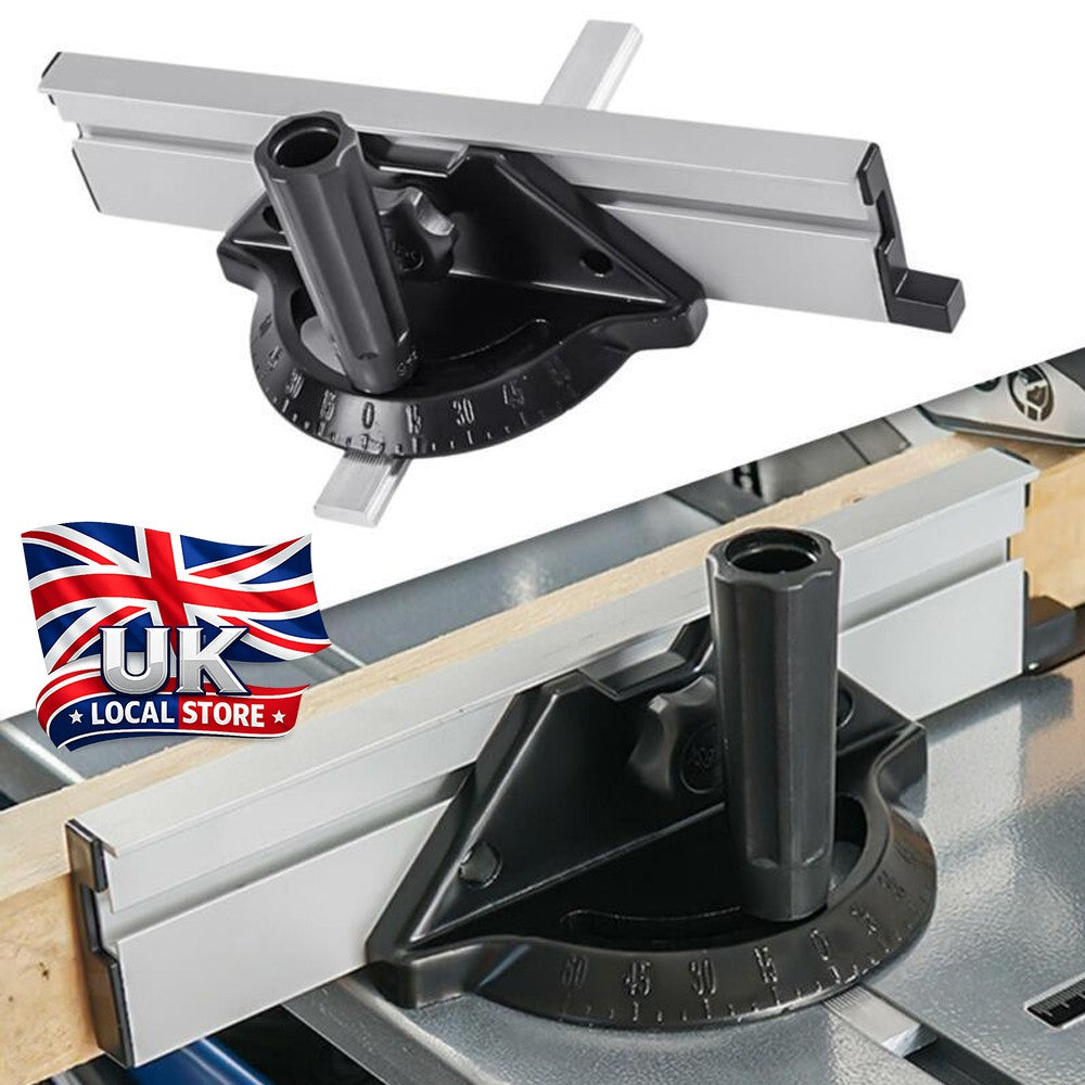 Miter Gauge Precision Table Saw Push Rule Aluminum Fence Accessories