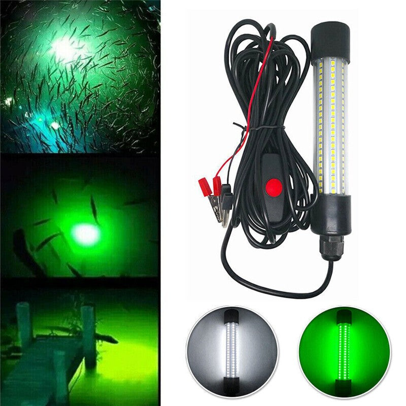 12V 126LED 5M Underwater Submersible Fishing Light Night Crappie Shad Squid Lamp