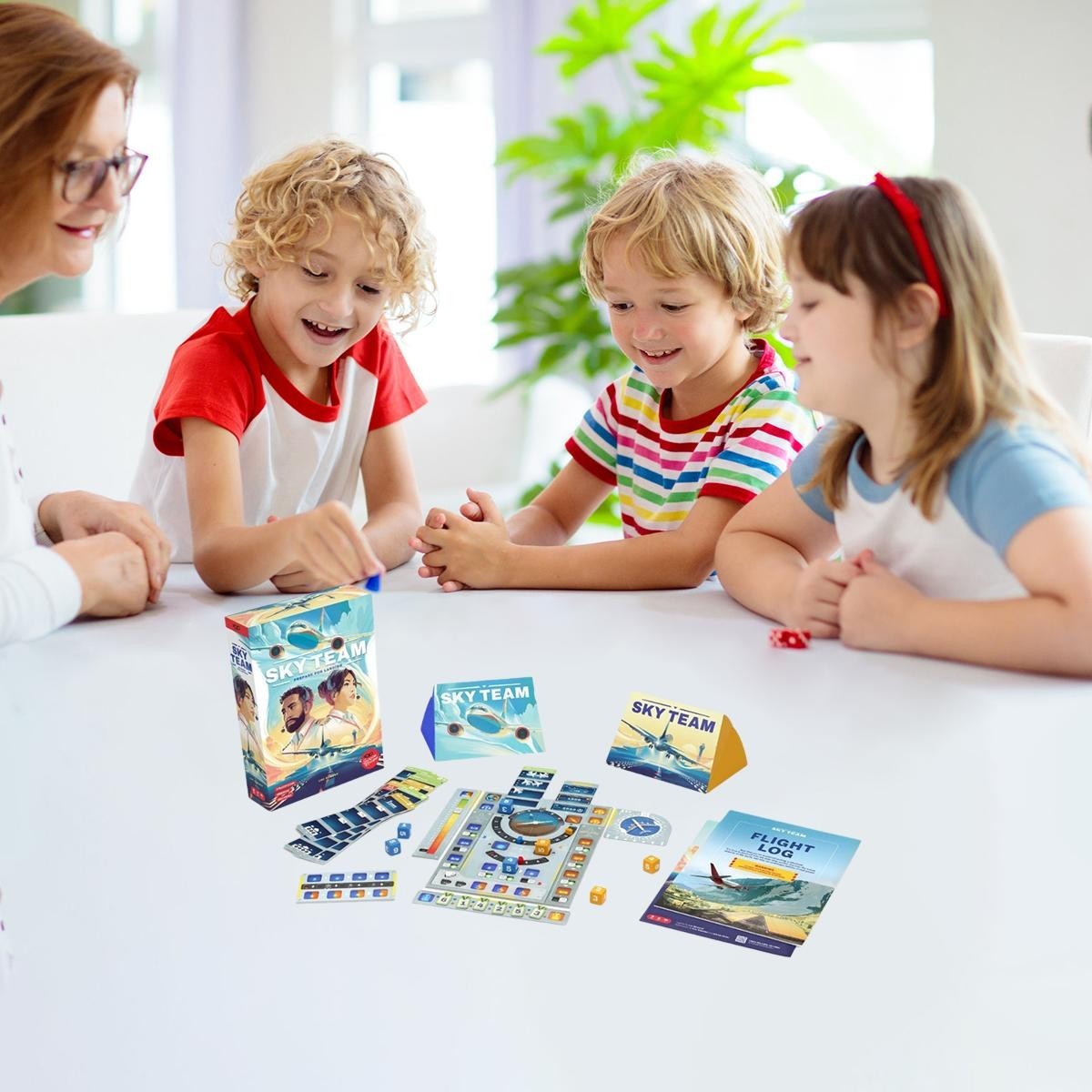 Sky Team Board Game New Cooperative Communication Card Game Family Fun