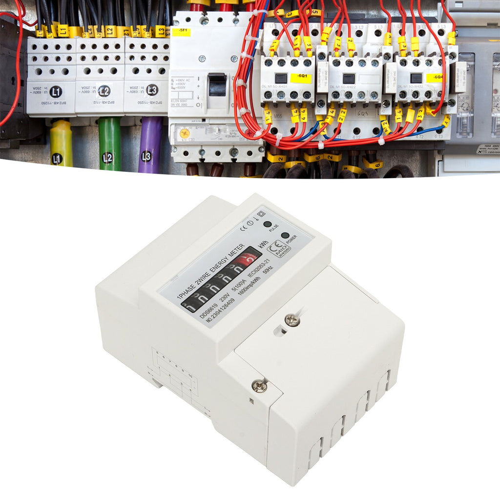 230V Grade1 Single Phase Mechanical Counter Home Electricity Energy Meter