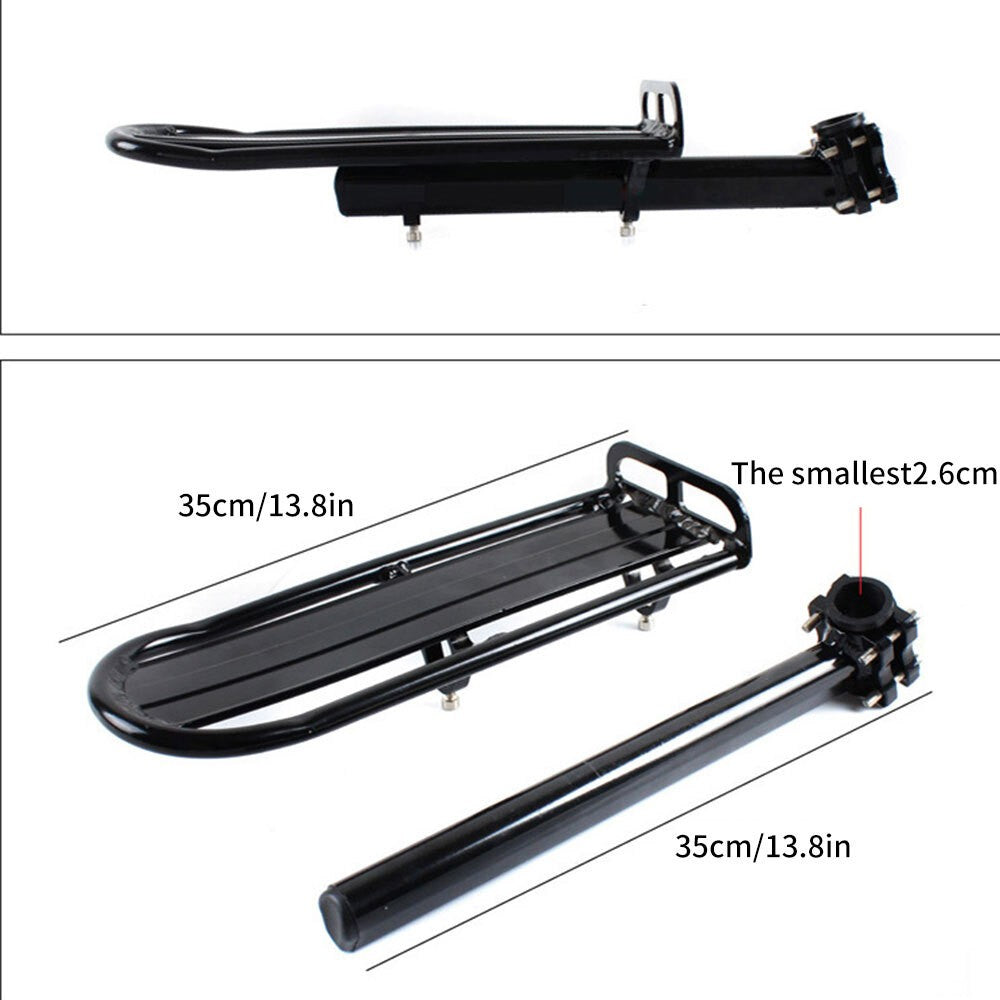 Bicycle Mountain Bike Rear Rack Seat Mount Pannier Luggage Carrier MTB Road