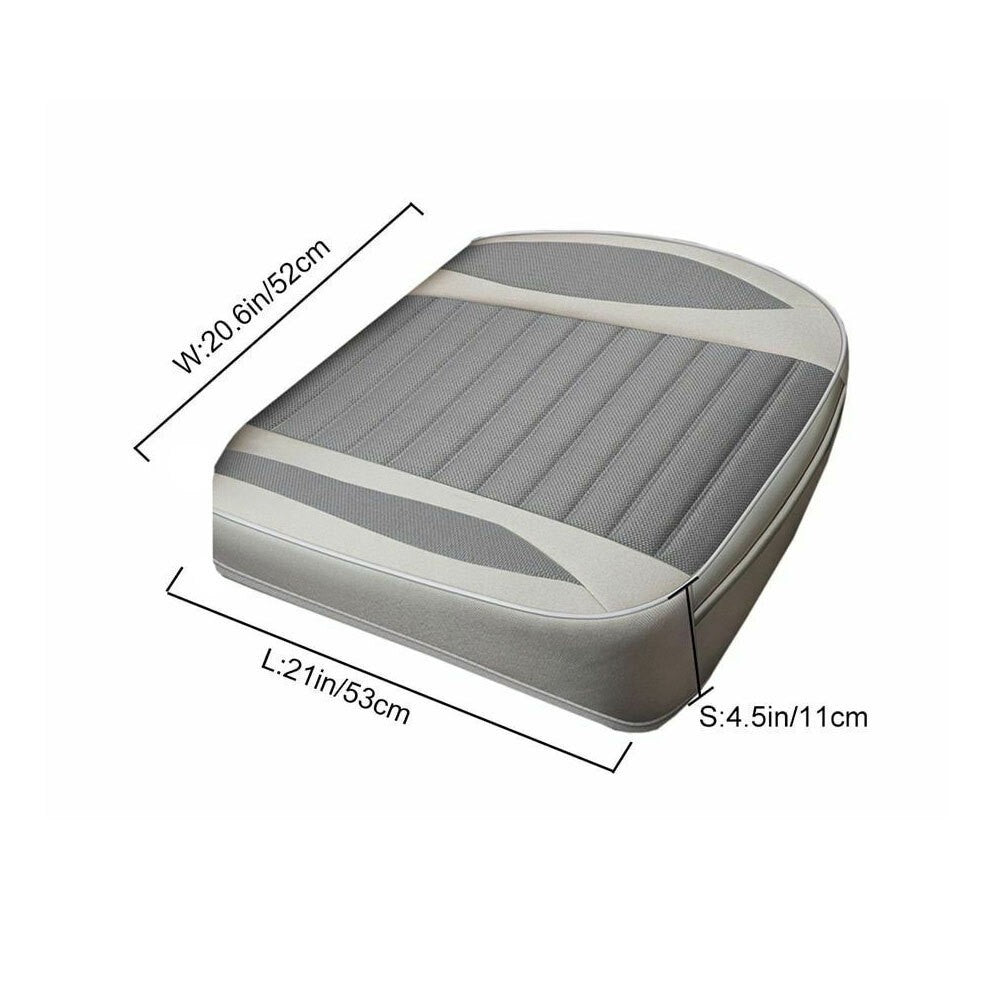 Vehicle Front Seat Cover Breathable PU Leather Pad Mat Chair Cushion Accessories