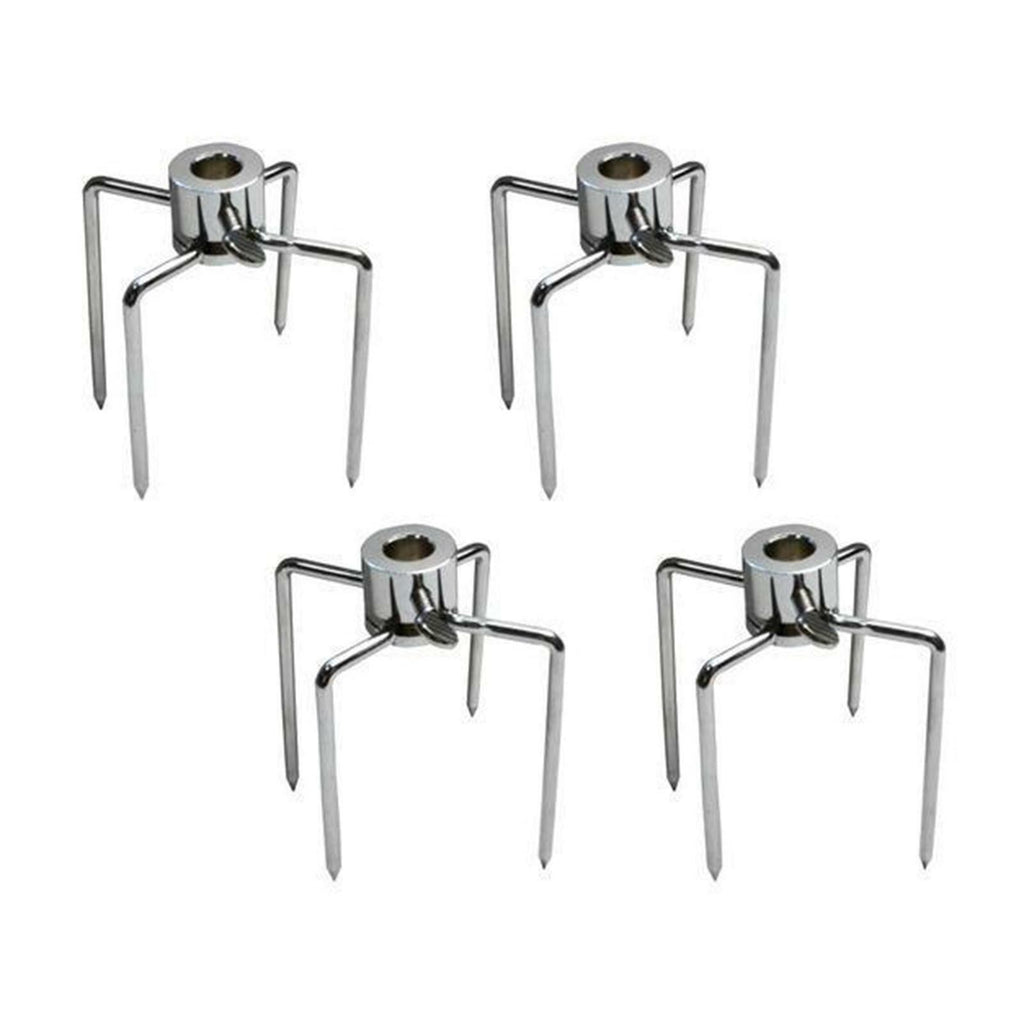 2x Rotisserie BBQ Spit Fork Chicken Charcoal Grill Barbecue Accessories