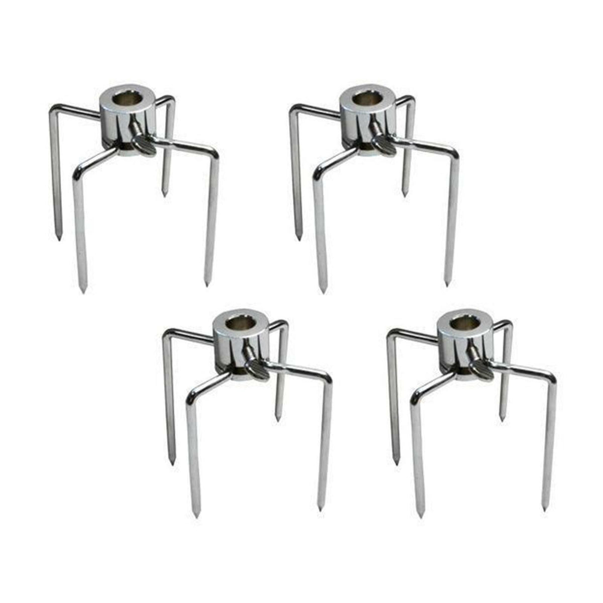 2x Rotisserie BBQ Spit Fork Chicken Charcoal Grill Barbecue Accessories