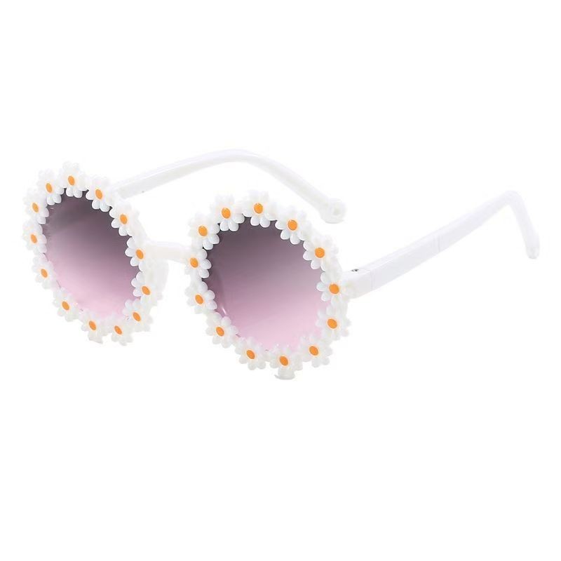 Cute Flower-Shaped Sun-Protective Sunglasses For Children