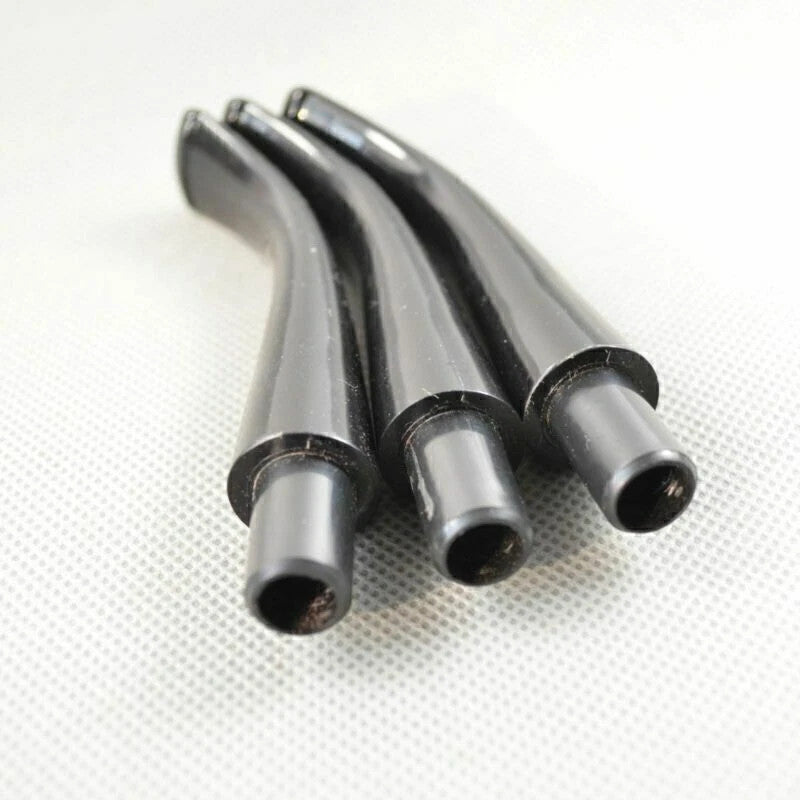 9mm Bent Curved Pipe Mouthpiece Stem Replacement For Tobacco Smoking Pipe DIY