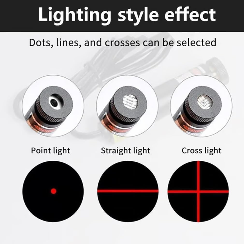 Magnetic Positioning Quilting Laser Light for Sewing Machine Straight Guide 5MW