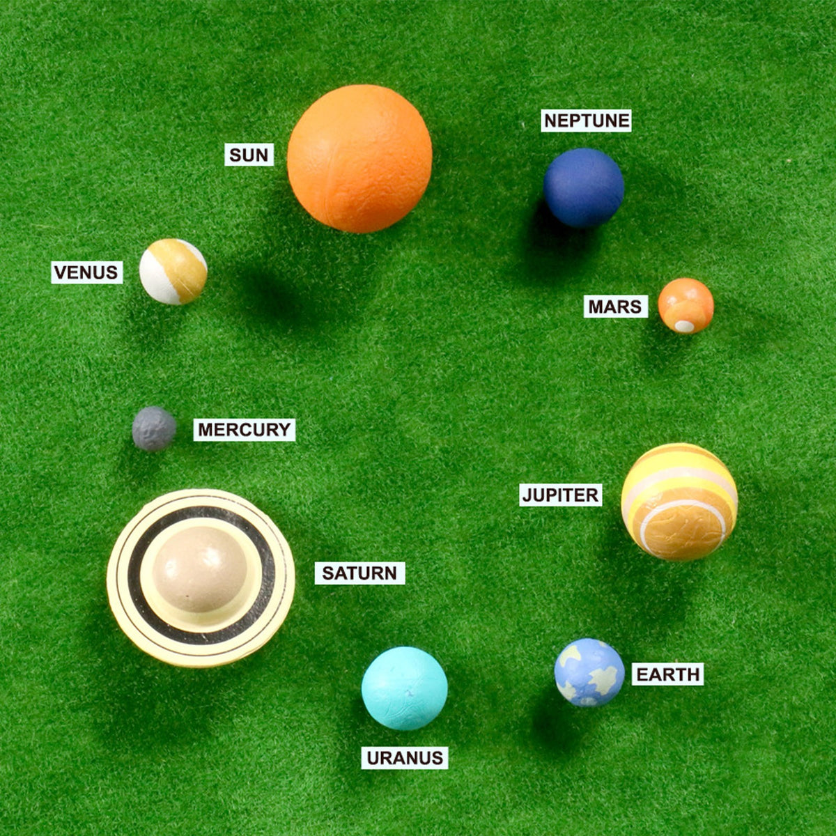 9PCS Solar System Model Kit Planet Model Teaching Toy Astronomy Science For Kids