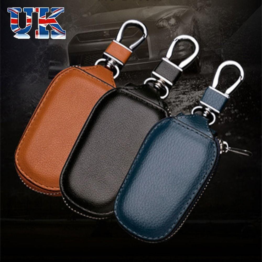 Pouch Purse Keys Organizer Zipper Car Keychain Covers Key Holder PU Leather