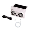 Solar Window Fan for Cars with USB Power for Continuous Air Circulation