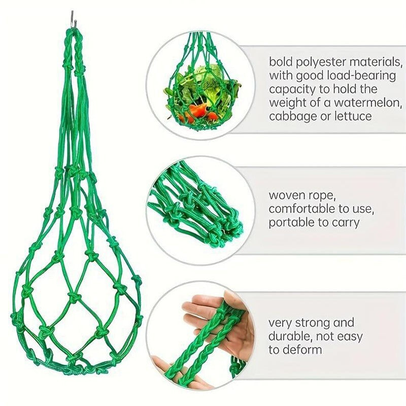 3PCS Chicken Vegetable String Bag Hanging Feeder String Bag With Hook