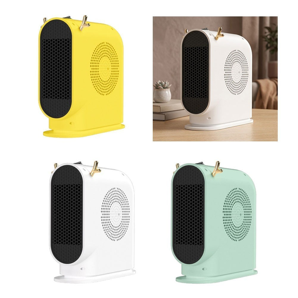 Small Desktop Heater 26x26x10cm Compact Lightweight for Apartment Dorm Room