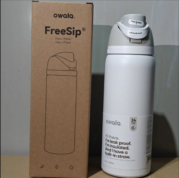 Owala Urban Outfitters Exclusive Tied and Ture FreeSip Blue Bow Bottle 24/32 Uk