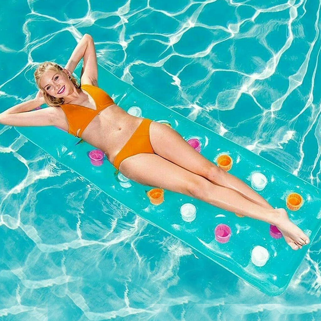 Lilo Pool Inflatables Hammock Mattress Bed Lounger Float Swimming Aid Air Mat
