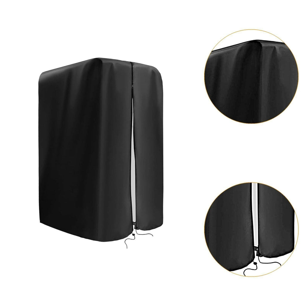 Squat Rack Cover with Drawstring Bottom , Black Outdoor Fitness Equipment Covers