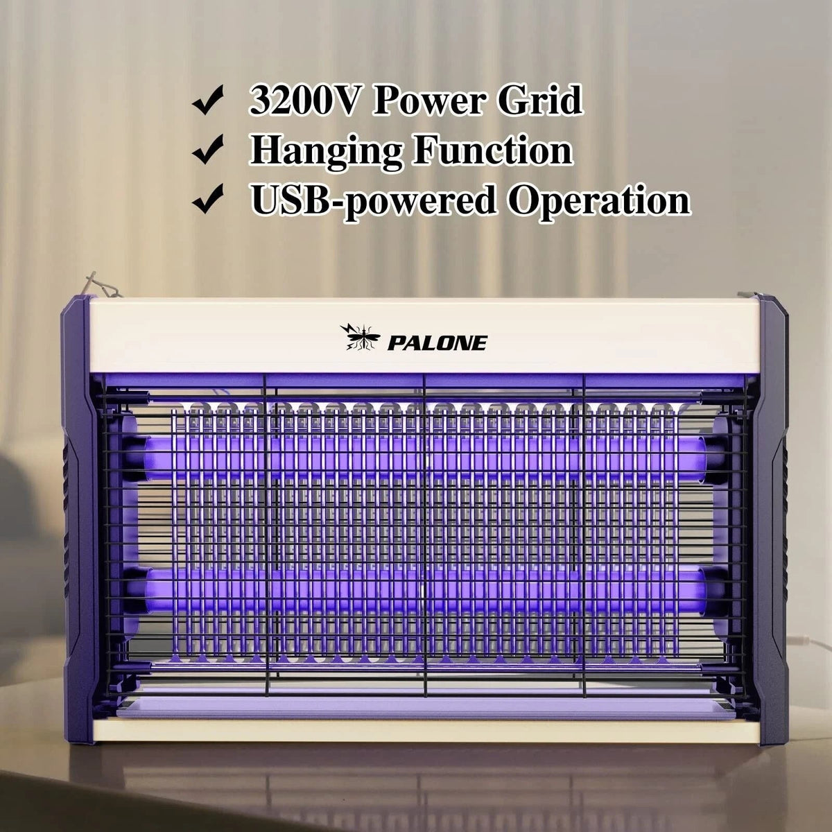 Bug Zapper Electric Insect Killer Mosquito Fly Pest Trap UV LED Indoor Lamp UK