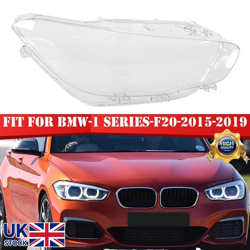 For BMW 1 Series F20 F21 15-19 LCI Front Headlight Lens Cover Right Driver Side