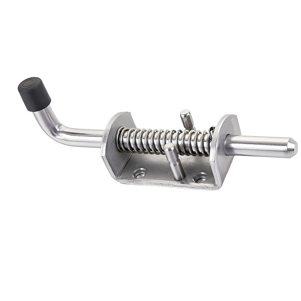 304 Stainless Steel Spring Loaded Heavy Duty Barrel Bolt Metal Lock Door Latch