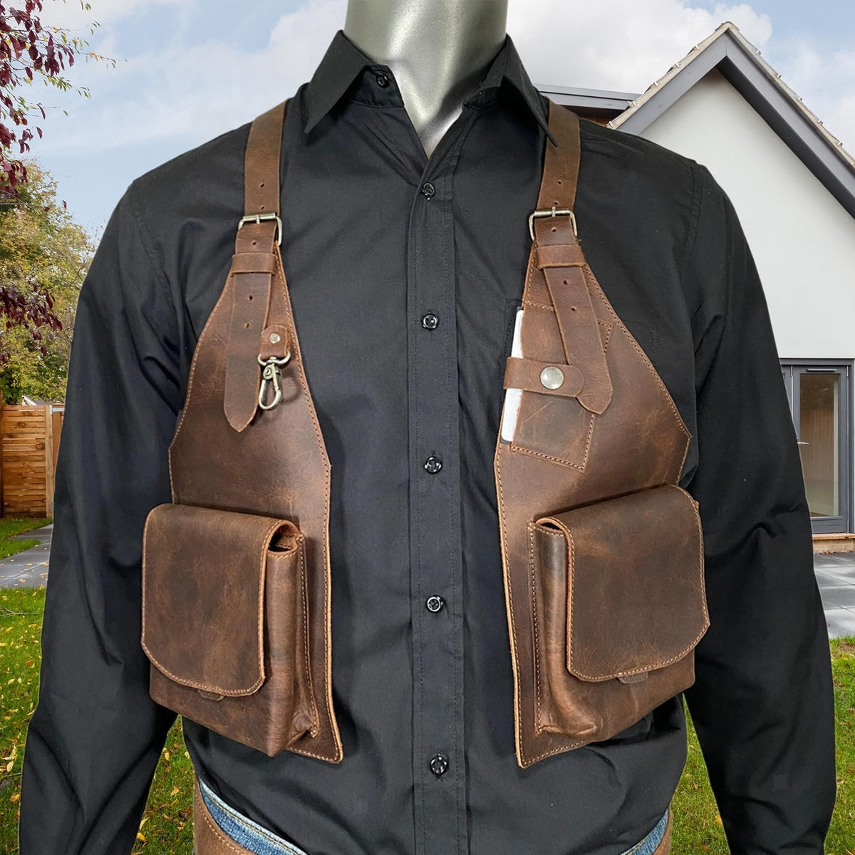 Hidden shoulder bag under the arm Wallet pocket for conducting cosplay costume