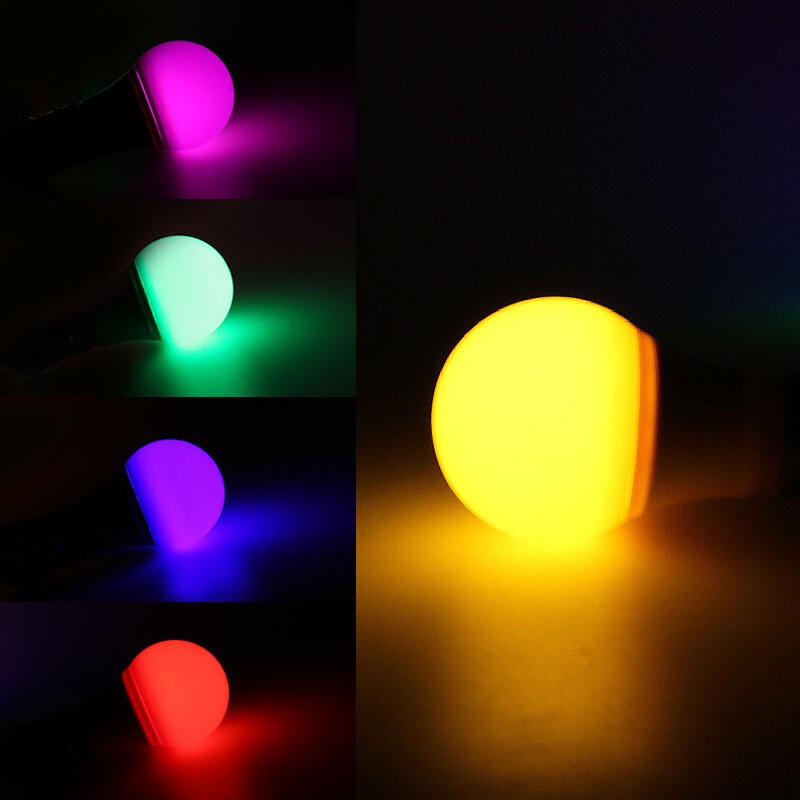 20x 5W LED Coloured GLS A60 Light Bulb B22 or E27 RED BLUE GREEN YELLOW ORANGE