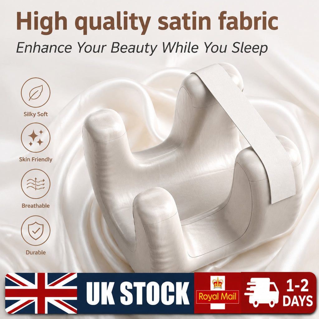 Anti-Aging Face Memory Pillow With Free Satin Pillowcase Wrinkle Reduction