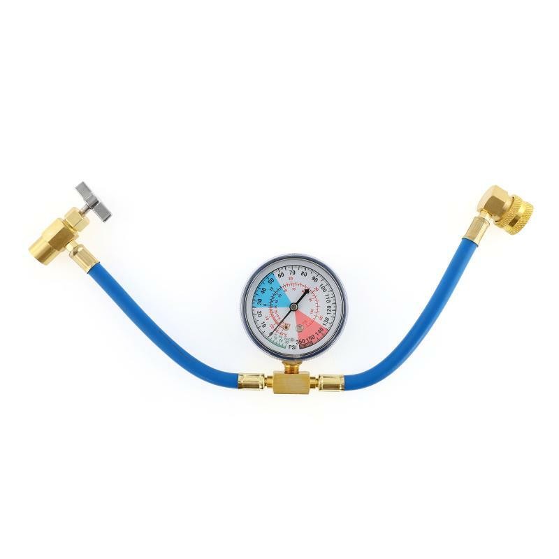BPV31 Bullet Piercing Tap Valve Kits Home Refrigerator W/ Pressure Gauge Mini