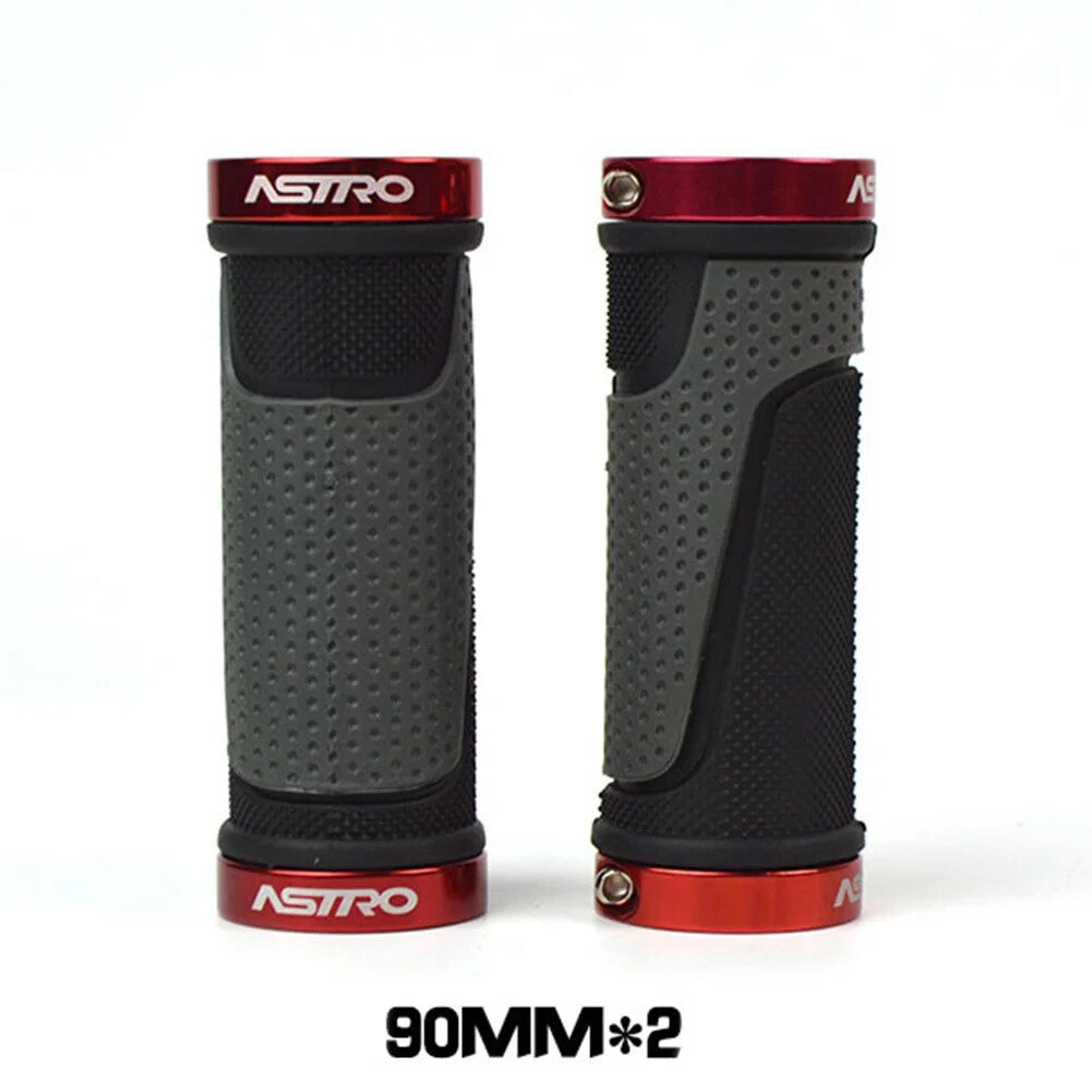1 Pair 90mm Bicycle Handlebar Covers Rubber Locking Handlebar Covers Bicycle