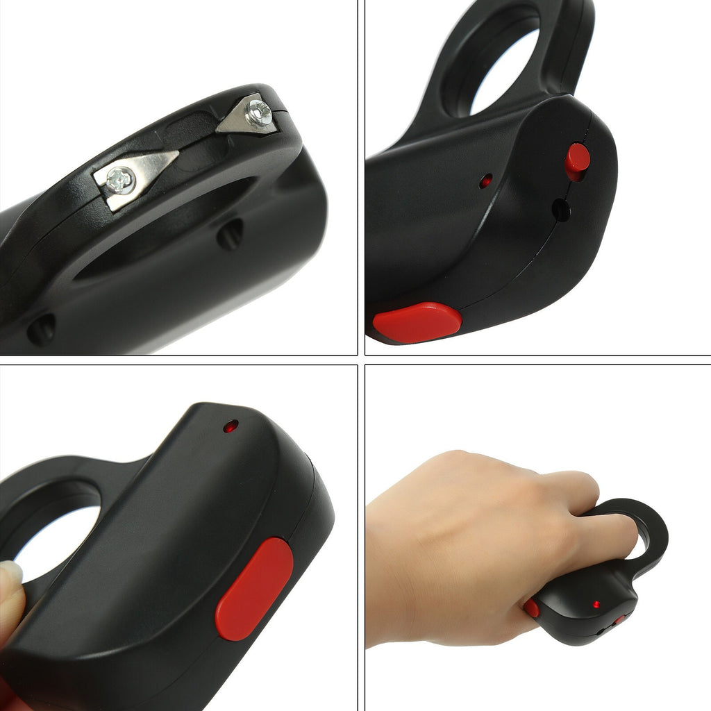 Electric Ring Toy Self Finger Set Toy Thorn Ring 18 Creative Toy [Black]