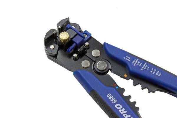 UK Tools Auto Adjusting Wire Stripper, Cutter, Terminal Crimper Multi-tool