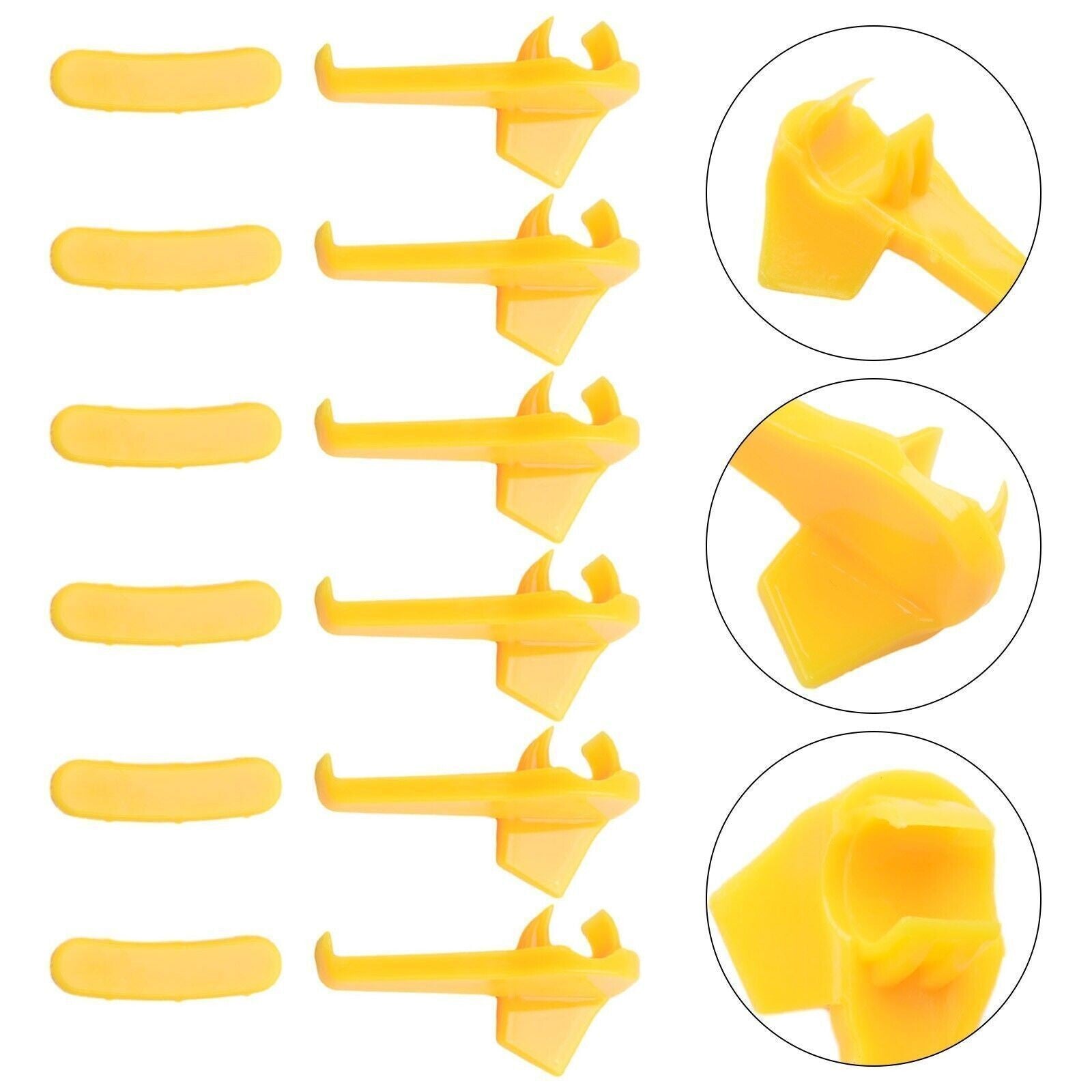 12Pcs Replacement Tyre Nylon Mount Demount Machine Head Insert Rim Protector New