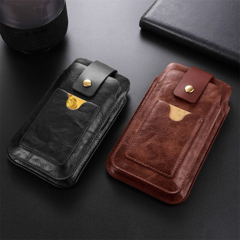 Universal mobile phone belt clip pouch bag wallet purse pu leather holster case
