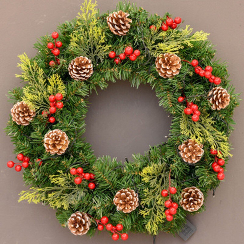 Luxury  Artificial Wreath Christmas Wreath For Front Door Garland