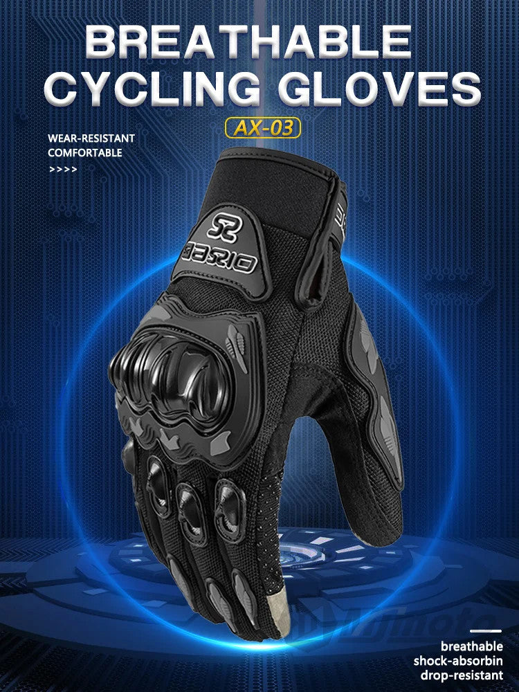Motorcycle Motorbike Gloves Non-slip Wear-resistant  Touch Screen Racing Gloves