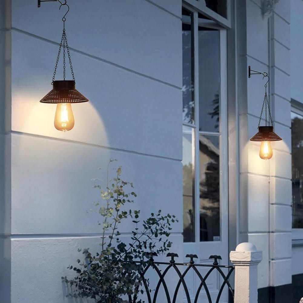 Pack of 2 Solar Light Bulbs – Replacement Solar Module for Garden Lights