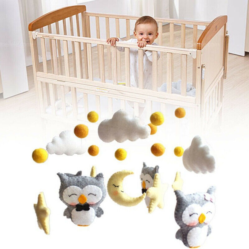 Baby Crib Mobile Bed Bell Toy Holder DIY Gift Arm Bracket Hanging Toy Cot