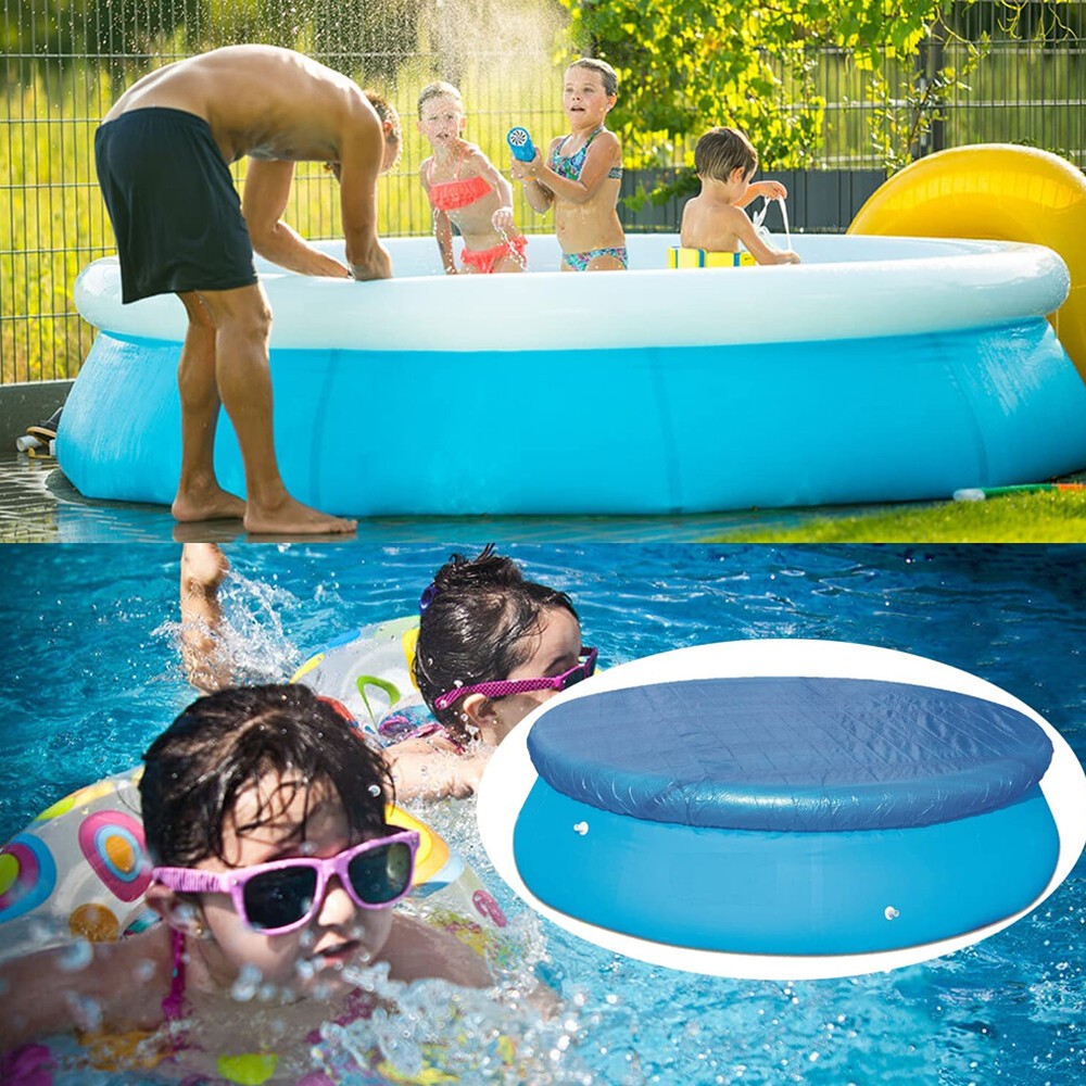 Round Swimming Pool Cover for Intex Bestway Family Garden Paddling Pools Cover