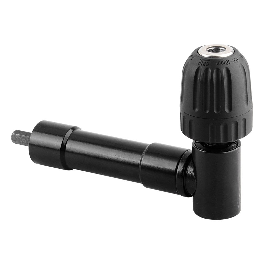 Right Angle 90° Angled Drill Attachment Adapter Metal 0.8mm-10mm 3/8-24UNF Chuck