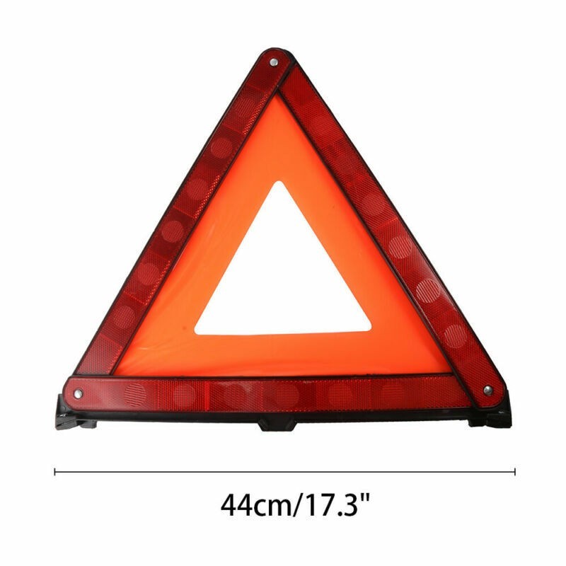 Warning Triangle X 2 Large Reflective Car Breakdown Hazard Road EU Emergency