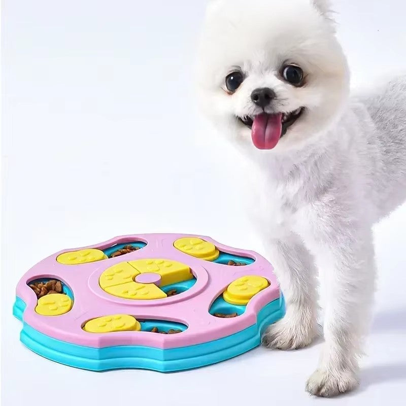 Dog Puzzle Toys Slow Feeder Interactive Increase Puppy IQ Food Dispenser UK