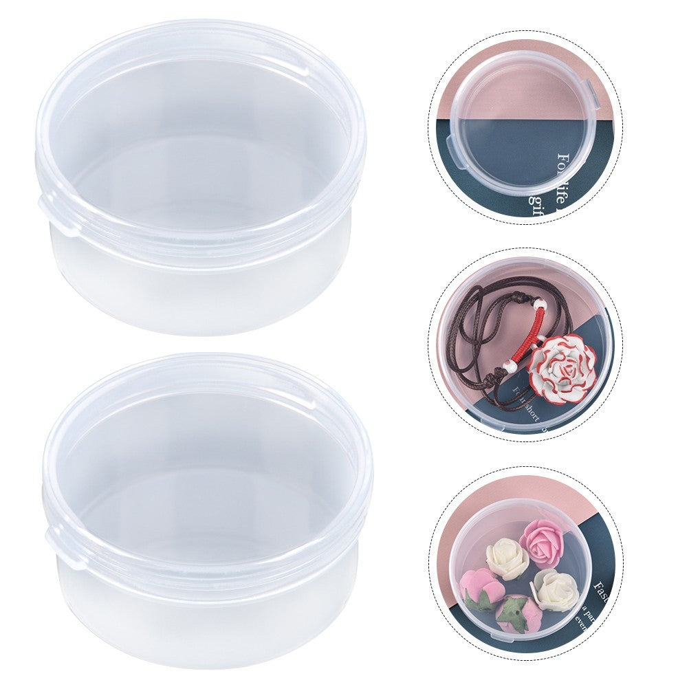 20Pcs Transparent Jewelry Storage Box Craft Container with Lids